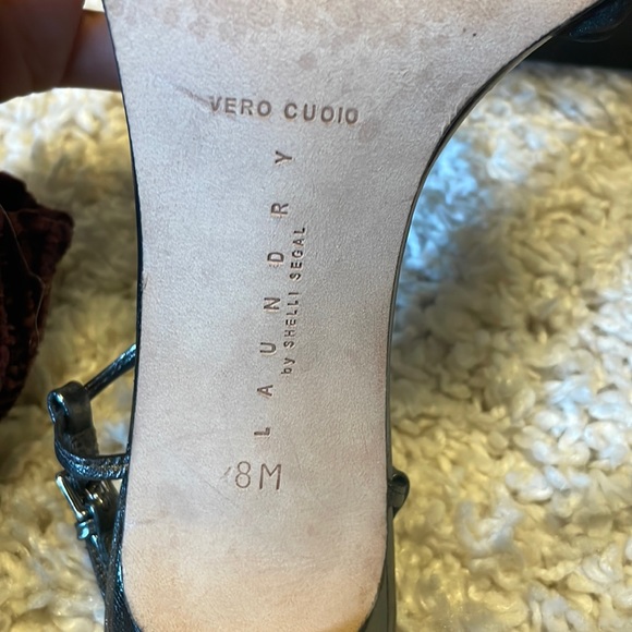 Laundry by Shelli Segal black heel size 8M - Picture 9 of 11